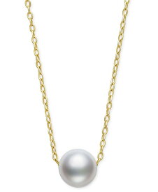 【送料無料】 ベル ドゥ メール レディース ネックレス・チョーカー・ペンダントトップ アクセサリー Cultured Freshwater Pearl (7mm) Slide Pendant Necklace 16" + 2" extender Gold Over Silver