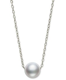 【送料無料】 ベル ドゥ メール レディース ネックレス・チョーカー・ペンダントトップ アクセサリー Cultured Freshwater Pearl (7mm) Slide Pendant Necklace 16" + 2" extender Silver