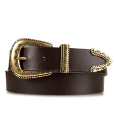 【送料無料】 ラッキーブランド レディース ベルト アクセサリー Women's Textured Buckle Set Jean Belt Brown