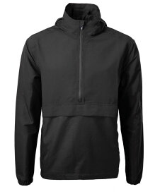 カッターアンドバック メンズ アウター ジャケット・ブルゾン ニット ジャケット Cutter & Buck Cutter Buck Charter Eco Knit Recycled Mens Anorak Jacket Black ブラック