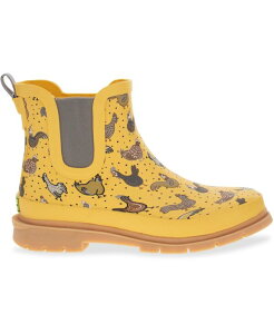 yz EGX^`[t fB[X u[cECu[c V[Y Women's Hen Frenzy Chelsea Rain Boot Yellow