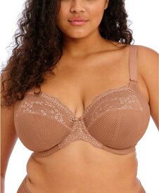 【送料無料】 エロミ レディース ブラジャー アンダーウェア Full Figure Charley Stretch Lace Bra EL4382 Online Only Cinnamon