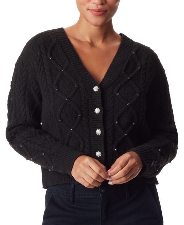 【送料無料】 サムエデルマン レディース ニット・セーター アウター Women's Danica Reversible Rhinestone Sweater Black：ReVida