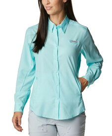 【送料無料】 コロンビア レディース シャツ トップス Women's PFG Tamiami II Long-Sleeved Shirt Gulf Stream