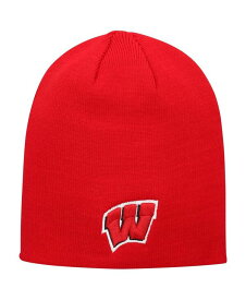 【送料無料】 トップオブザワールド メンズ 帽子 ニットキャップ アクセサリー Men's Red Wisconsin Badgers Ezdozit Knit Beanie Red