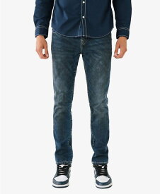 【送料無料】 トゥルーレリジョン メンズ デニムパンツ ジーンズ ボトムス Men's Rocco Flap Super T Skinny Jeans Slate Dark Wash