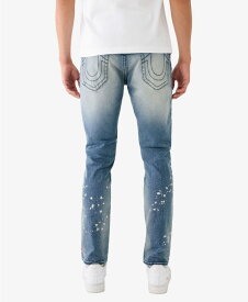 【送料無料】 トゥルーレリジョン メンズ デニムパンツ ジーンズ ボトムス Men's Rocco No Flap Skinny Jeans Casablanca Medium Wash