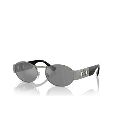 【送料無料】 ヴェルサーチ メンズ サングラス・アイウェア アクセサリー Unisex Sunglasses Mirror VE2264 Matte Gunmetal
