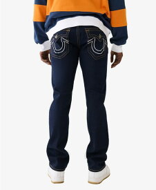 【送料無料】 トゥルーレリジョン メンズ デニムパンツ ジーンズ ボトムス Men's Ricky Flap Lurex Logo Straight Jeans Body Rinse