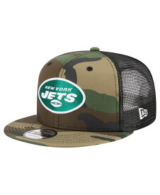 【送料無料】 ニューエラ メンズ 帽子 アクセサリー Men's Camo New York Jets Main Trucker 9FIFTY Snapback Hat Camo
