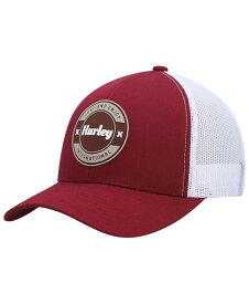 【送料無料】 ハーレー メンズ 帽子 アクセサリー Men's Burgundy Offshore Trucker Snapback Hat Burgundy