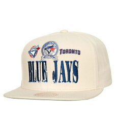 【送料無料】 ミッチェル&ネス メンズ 帽子 アクセサリー Men's Cream Toronto Blue Jays Reframe Retro Snapback Hat Cream
