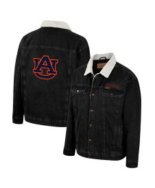 【送料無料】 コロシアム メンズ ジャケット・ブルゾン アウター Men's x Wrangler Charcoal Auburn Tigers Western Button-Up Denim Jacket Charcoal