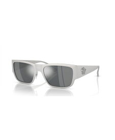 【送料無料】 ヴェルサーチ メンズ サングラス・アイウェア アクセサリー Men's Sunglasses Mirror VE2262 Silver