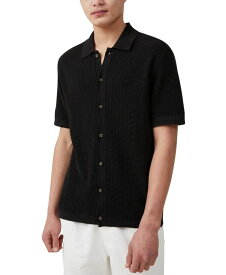 【送料無料】 コットンオン メンズ シャツ トップス Men's Pablo Short Sleeve Shirt Washed Black