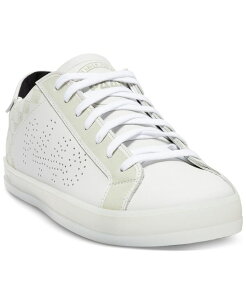 s[tH[tH[GCg Y V[Y Xj[J[ S P448 Men's White Logo Sneakers Laser/check `FbN