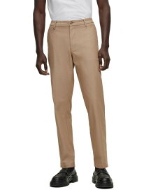 【送料無料】 ヒューゴボス メンズ カジュアルパンツ ボトムス Men's Slim-Fit Trousers Medium Beige