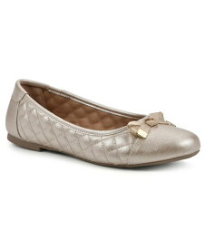 【送料無料】 ホワイトマウンテン レディース パンプス シューズ Women's Seaglass Ballet Flats Ant Gold Metallic