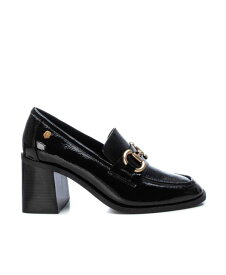 【送料無料】 キシタイ レディース ヒール シューズ Women's Patent Leather Heeled Loafers Carmela Collection By XTI Black