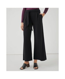 【送料無料】 パクト レディース カジュアルパンツ ボトムス Luxe Jersey Volume Pant Made With Organic Cotton Black