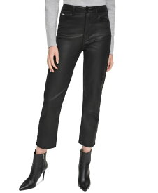 【送料無料】 ダナキャランニューヨーク レディース デニムパンツ ジーンズ ボトムス Women's Waverly Coated Ankle Jeans Black