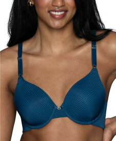 【送料無料】 バニティフェア レディース ブラジャー アンダーウェア Beauty Back Smoothing Full Coverage Bra 75345 Endless Blue Stripe