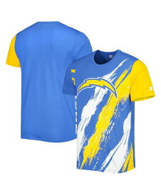 【送料無料】 スターター メンズ Tシャツ トップス Men's Powder Blue Los Angeles Chargers Extreme Defender T-shirt Powder Blue