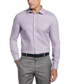 【送料無料】 ペリーエリス メンズ シャツ トップス Men's Slim-Fit Dobby Shirt Lavender Fog