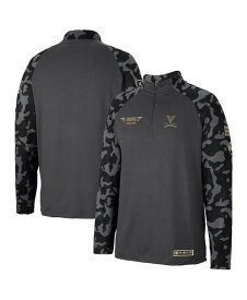 【送料無料】 コロシアム メンズ ジャケット・ブルゾン アウター Men's Charcoal Virginia Cavaliers OHT Military-Inspired Appreciation Long Range Raglan Quarter-Zip Jacket Charcoal