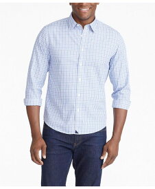 【送料無料】 アンタックイット メンズ シャツ トップス UNTUCK it Men's Slim Fit Wrinkle-Free Durif Button Up Shirt Blue