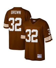 【送料無料】 ミッチェル&ネス メンズ シャツ トップス Men's Jim Brown Brown Cleveland Browns Legacy Replica Jersey Brown