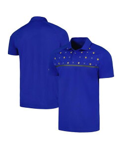 ���x���E�F�A �����Y �g�b�v�X �|���V���c LevelWear Men's Royal Milwaukee Brewers Sector Batter Up Raglan Polo Shirt Royal