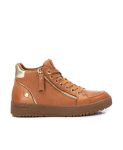 LV^C fB[X V[Y Xj[J[ U[ Carmela Collection Women's Leather High Top Sneakers By XTI Camel L
