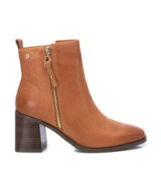 【送料無料】 キシタイ レディース ブーツ・レインブーツ シューズ Women's Leather Booties Carmela Collection By XTI Camel