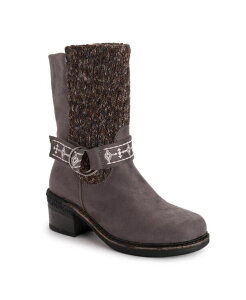 ���N���N�X ���f�B�[�X �V���[�Y �u�[�c�E���C���u�[�c MUK LUKS Women's Arya Alice Boots Grey �O���[