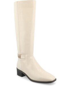 Wl RNV fB[X V[Y u[cECu[c Journee Collection Women's Londyn Tru Comfort Wide Width Regular Calf Knee High Riding Boots Bone
