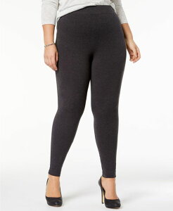 q[ fB[X {gX MX vXTCY Rbg Hue Women's Plus Size Cotton Leggings Graphite Heather Ot@Cg