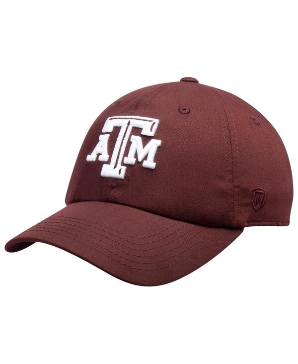 【送料無料】 トップオブザワールド メンズ 帽子 アクセサリー Men's Maroon Texas A M Aggies Primary Logo Staple Adjustable Hat Maroon：ReVida