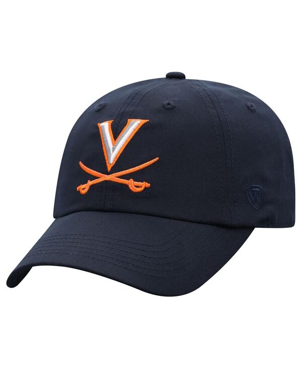 【送料無料】 トップオブザワールド メンズ 帽子 アクセサリー Men's Navy Virginia Cavaliers Staple Adjustable Hat Navy：ReVida