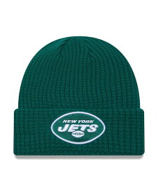 【送料無料】 ニューエラ メンズ 帽子 アクセサリー Men's Green New York Jets Prime Cuffed Knit Hat Green