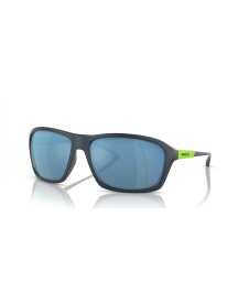 【送料無料】 アーネット メンズ サングラス・アイウェア アクセサリー Men's Nitewish Polarized Sunglasses Mirror AN4329 Matte Blue
