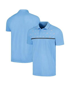 ���x���E�F�A �����Y �g�b�v�X �|���V���c LevelWear Men's Light Blue Chicago Cubs Sector Batter Up Raglan Polo Shirt Light Blue �u���[