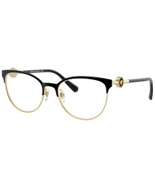 【送料無料】 ヴェルサーチ レディース サングラス・アイウェア アクセサリー Women's Eyeglasses VE1271 Black, Gold