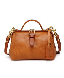 【送料無料】 オールドトレンド レディース ショルダーバッグ バッグ Women's Genuine Leather Doctor Crossbody Bag Chestnut