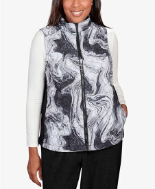 【送料無料】 アルフレッド ダナー レディース ジャケット・ブルゾン アウター Women's Drama Queen Marble Quilt Sweater Paneled Vest Jacket Multi