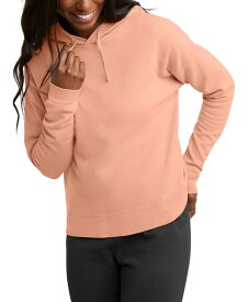 【送料無料】 ヘインズ レディース パーカー・スウェット フーディー アウター Hasen Women's Comfortwash Hoodie Sweatshirt Canaloupe Orange