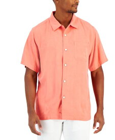 【送料無料】 トッミーバハマ メンズ シャツ トップス Men's Al Fresco Tropics Short-Sleeve Shirt Pure Coral
