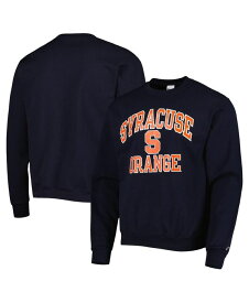 【送料無料】 チャンピオン メンズ パーカー・スウェット アウター Men's Navy Syracuse Orange High Motor Pullover Sweatshirt Navy