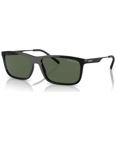 【送料無料】 アーネット メンズ サングラス・アイウェア アクセサリー Men's Nosy Polarized Sunglasses AN4305 Matte Black