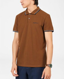 【送料無料】 ベンシャーマン メンズ ポロシャツ トップス Men's Signature Short Sleeve Polo Shirt Ginger